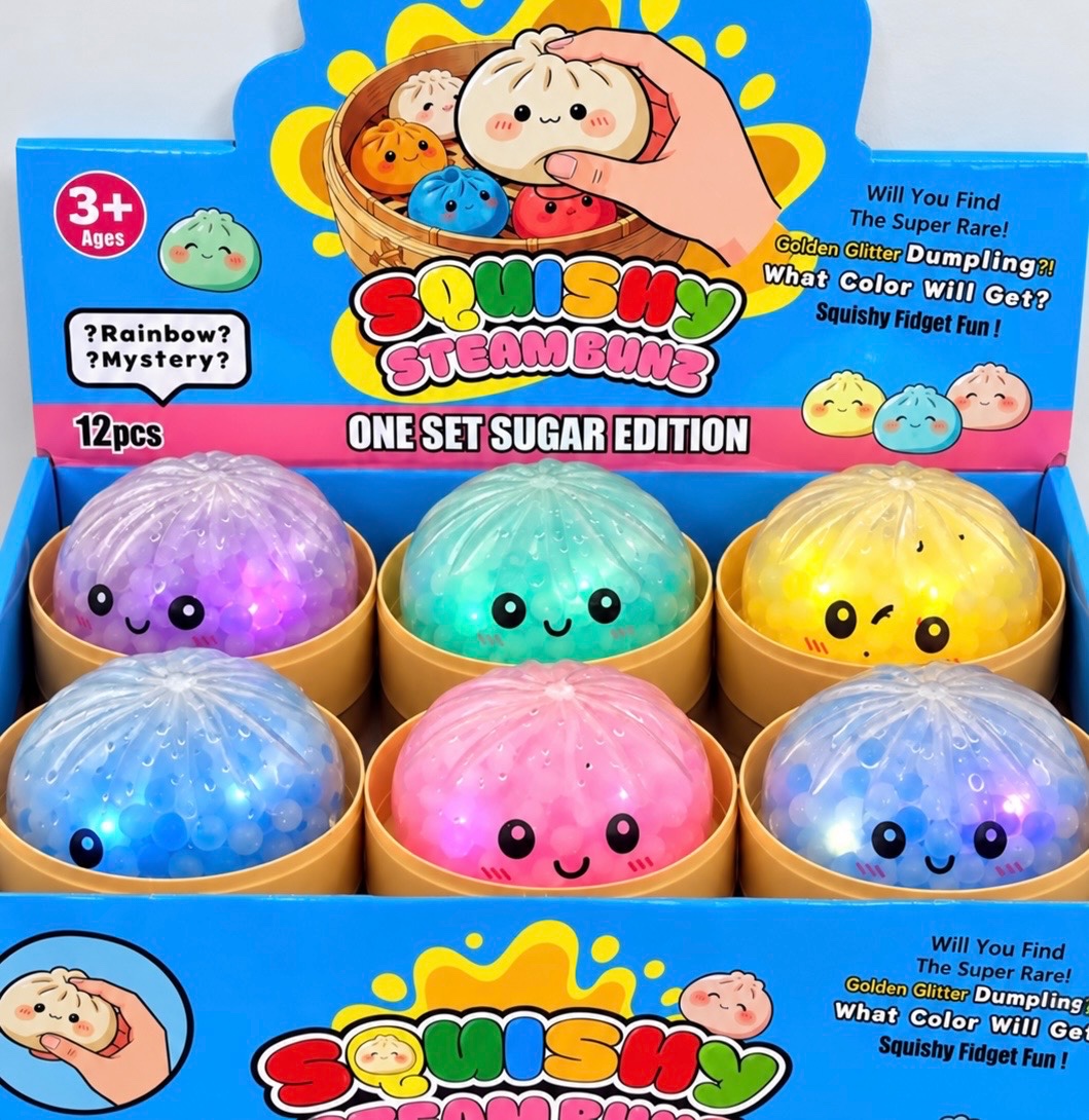 Box com 12 Squishy com luz